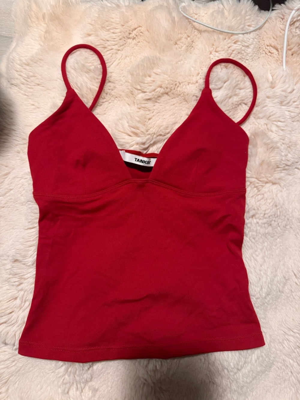 Tank air top in red